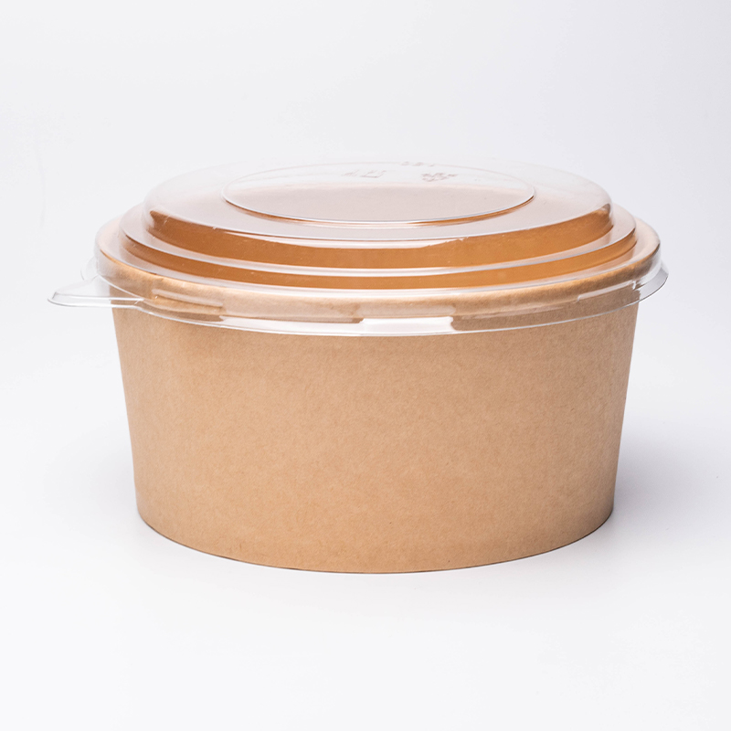 Круглая бумажная миска