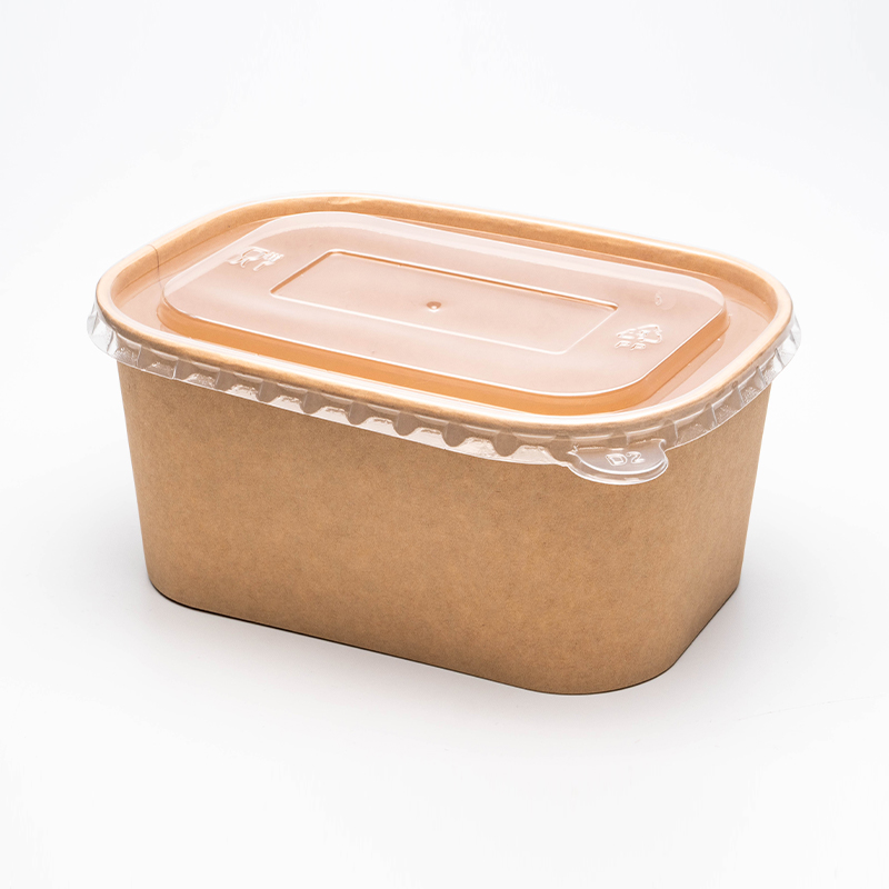 Прямоугольная и квадратная бумажная миска