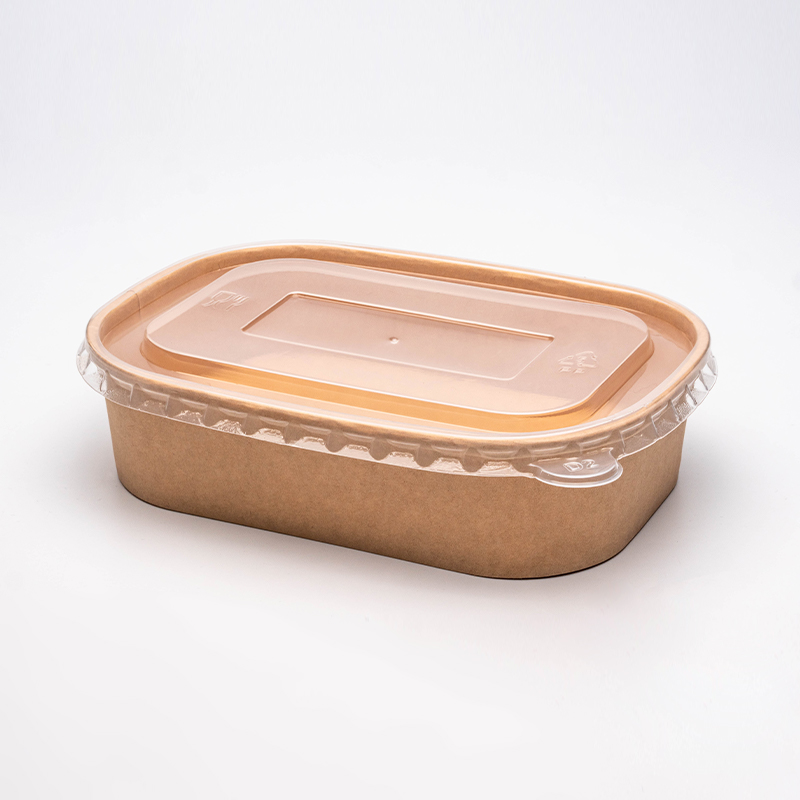 Прямоугольная и квадратная бумажная миска