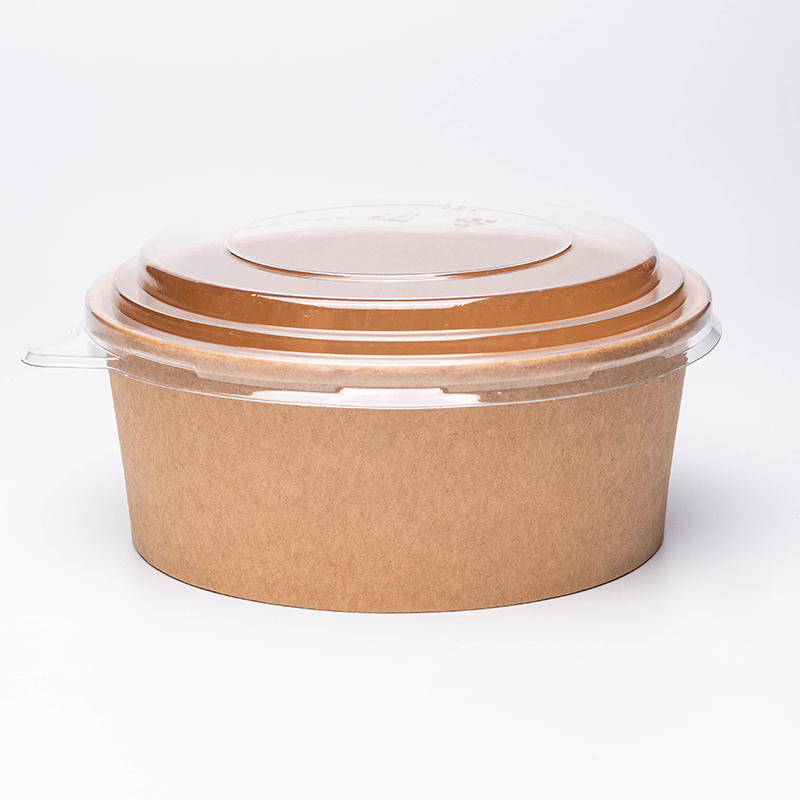 Круглая бумажная миска