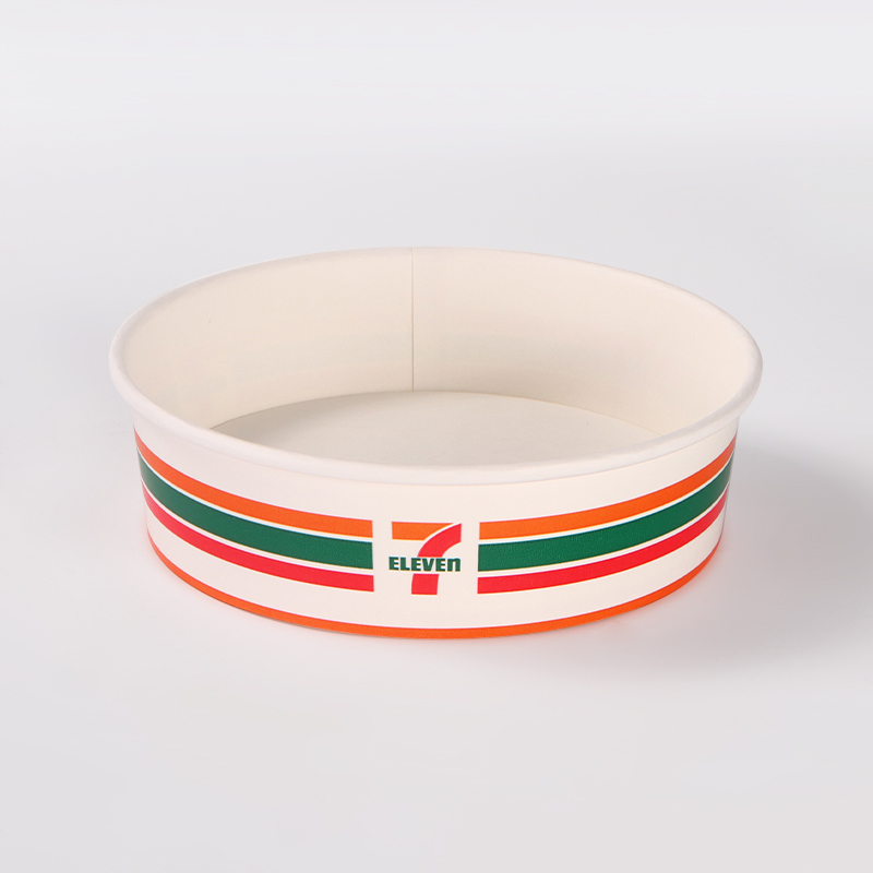Круглая бумажная миска