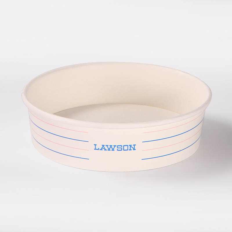 Круглая бумажная миска