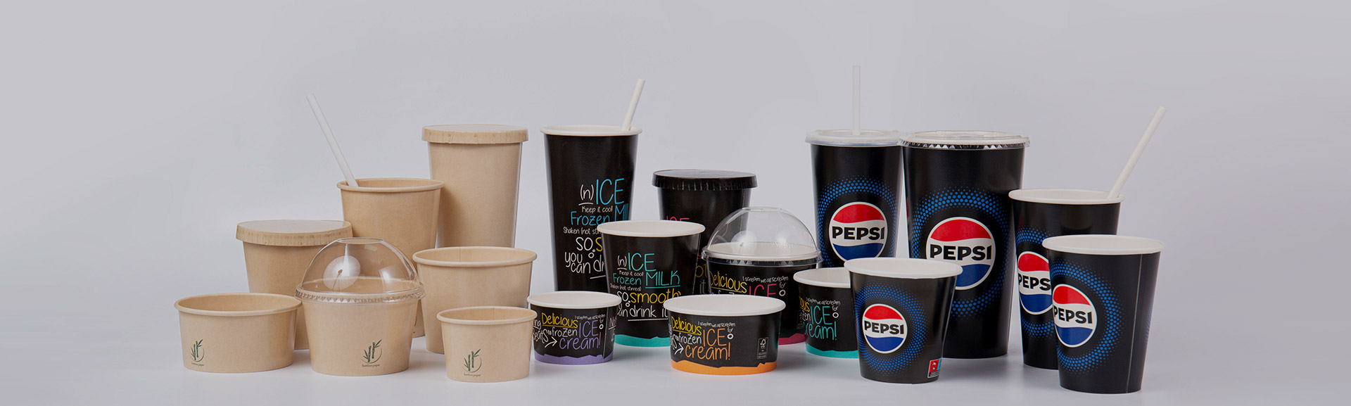 Холодный бумажный стаканчик