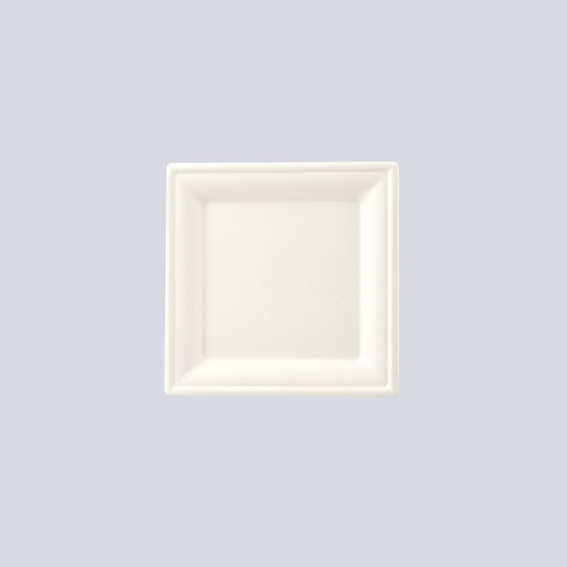 Формованная волокнистая тарелка и поднос для чашек